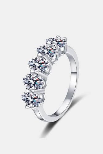 2.5 Carat Moissanite 925 Sterling Silver Ring Silver Rings