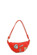 Nicole Lee USA Color Patch Croissant Bag Shoulder Bags