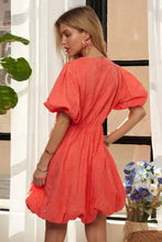 ADORA Puff Sleeve Floral Dress Casual Dresses
