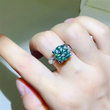 5 Carat Moissanite Zircon 925 Sterling Silver Ring Silver Rings