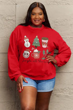 Simply Love Full Size JINGLE ALL THE WAY Long Sleeve Sweatshirt Woman Sweatshirts