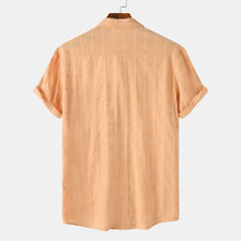 Men's Casual Short Sleeve Button Down Shirt