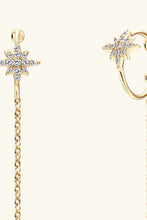 Moissanite 925 Sterling Silver Threader Earrings Earrings
