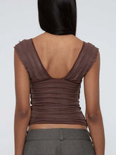 Ruched Solid Tank