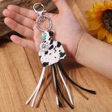 Turquoise Fringe Detail Key Chain Key Chain