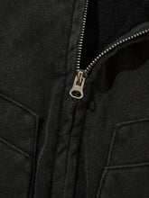 Men's Washed Zip-Up Oversized Hoodie Mens Tops