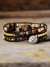 Geometrical Shape Triple-Layer Bracelet Necklaces