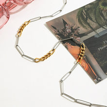 Two-Tone Chain Link Necklace