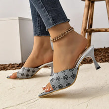 Open Toe Mid Heel Sandals woman pumps
