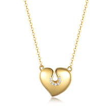 Moissanite 925 Sterling Silver Heart Necklace