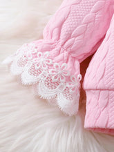 Children's Lace Detail Top and Skirt Set