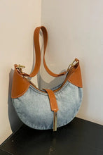 Contrast Denim Shoulder Bag Shoulder Bags