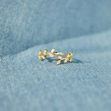 925 Sterling Silver Leaf Open Ring Rings