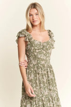 Jade By Jane Ruffle Sleeve Tiered Maxi Dress Woman Casual Dress