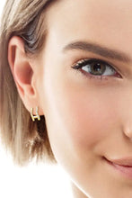 Moissanite 925 Sterling Silver Double-Layered Earrings Earrings