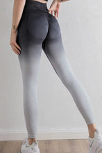 Gradient High Waist Sports Leggings Woman Leggings