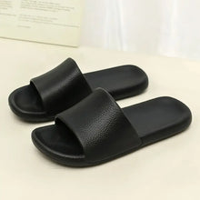Open Toe Flats Slippers Black Woman Slippers