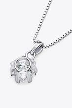 1 Carat Moissanite Pendant Platinum-Plated Necklace Necklaces