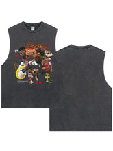 Men's Graphic Round Neck Tank Mens Tops