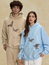Men's Graphic Long Sleeve Hoodie with Kangaroo Pocket