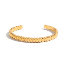 18K Gold-Plated Chain Link Open Bracelet