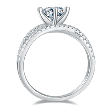 1 Carat Moissanite 925 Sterling Silver Ring