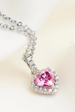 1 Carat Moissanite Heart Pendant Necklace Heart One Size