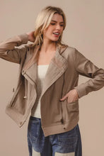 BiBi Textured Woven Rider Jacket Woman Outerwear