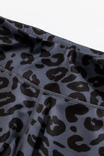 Leopard Cutout Sports Bra and Leggings Set Woman Activewear