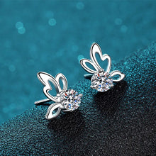 1 Carat Moissanite Butterfly Shape Earrings Earrings