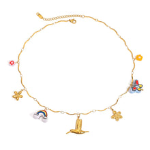 18K Gold-Plated Stainless Steel Pendant Necklace