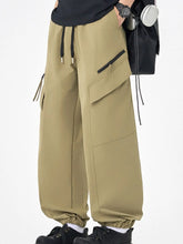 Men's Plus Size Casual Cargo Pants with Multi-Pockets