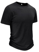 Men's Full Size Classic Fitted Crew Neck T-Shirt Plus Size