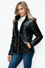 How Dare U Pocketed Zip Up Puffer Jacket with Removable Hood Woman Outerwear