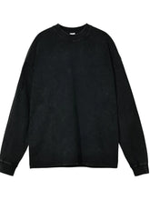 Men's Oversized Long Sleeve T-Shirt Black