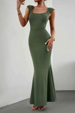Devine Cap Sleeve Scoop Neck Maxi Dress Woman Maxi Dress