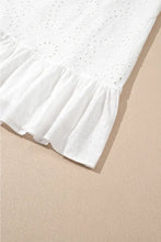 Floral Eyelet Embroidered Sleeveless Shift Dress Woman Dress