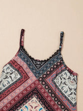 Geometric Paisley Print Cami Mini Dress Woman Casual Dress