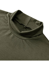 Men's Full Size Mock Neck Short Sleeve T-Shirt Plus Size
