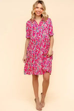 Haptics Johnny Collar Babydoll Dress with Side Pockets Casual Dresses