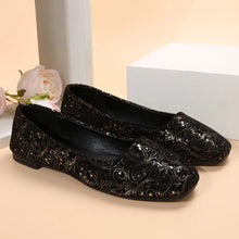 Square Toe Flat Slip-Ons
