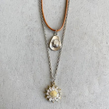 Sunflower Pendant Necklace Set Style A One Size Necklaces