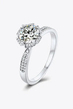 925 Sterling Silver 1 Carat Moissanite Ring Silver Rings