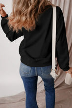 Jack-O'-Lantern Round Neck Long Sleeve Sweatshirt Woman Sweatshirts