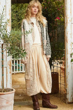 POL Leopard Exposed Seam Button Up Quilted Jacket Woman Outerwear