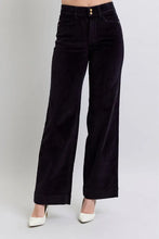 Judy Blue Full Size High Waist Corduroy Trouser Wide Plus Size BK