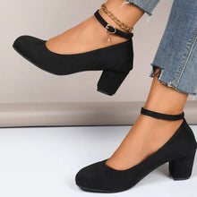 Point Toe Block Heels Pumps woman pumps