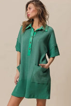 BiBi Dip Dye Mineral Washed Knit Dress Casual Dresses