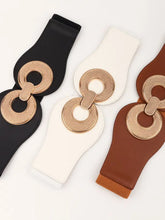 Alloy Buckle Elastic PU Belt Belts
