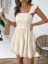 Cutout Cap Sleeve Mini Cami Dress Casual Dresses